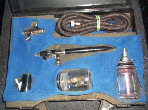 DEVILBISS SPRITE MAJOR AIRBRUSH KIT ( LOW FLOW )
